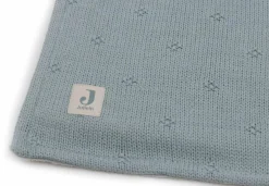 Jollein Wiegdeken 75 x 100 cm Cosy Knit Sea Green/Velvet