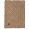 Jollein Wiegdeken 75 x 100 cm Check Knit Biscuit