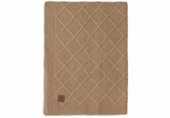 Jollein Wiegdeken 75 x 100 cm Check Knit Biscuit