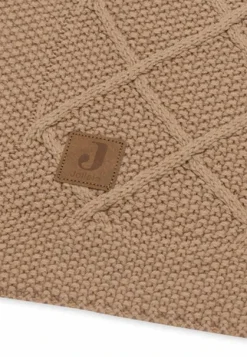 Jollein Wiegdeken 75 x 100 cm Check Knit Biscuit