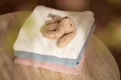 Jollein Wiegdeken 75 x 100 cm Cosy Knit Sea Green