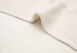 Jollein Wiegdeken 75 x 100 cm Basic Knit Ivory Coral Fleece