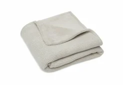 Jollein Wiegdeken Basic Knit Nougat/Fleece 75 x 100 cm