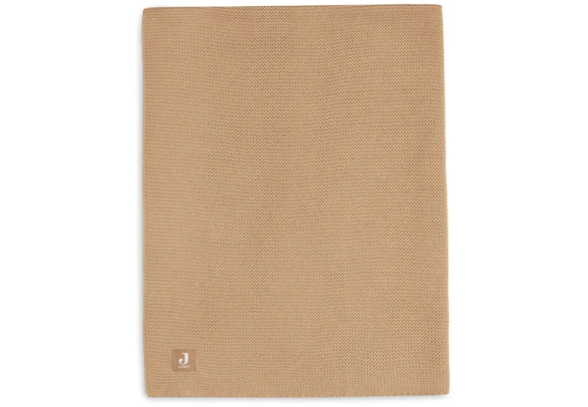 Jollein Wiegdeken Basic Knit Biscuit 75 x 100 cm