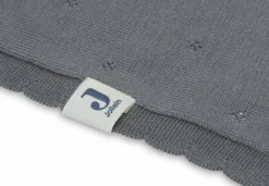 Jollein Wiegdeken Pointelle Stom Grey 75 x 100 cm