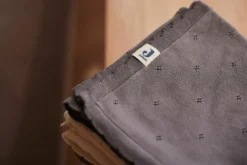 Jollein Wiegdeken Pointelle Stom Grey 75 x 100 cm