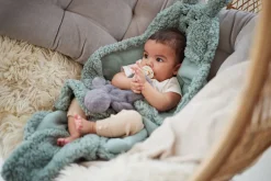 Jollein Wikkeldeken Bunny Ash Green 100x105 cm