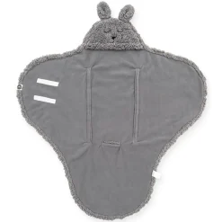Jollein Wikkeldeken Bunny Storm Grey 100 x 105 cm
