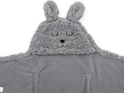 Jollein Wikkeldeken Bunny Storm Grey 100 x 105 cm
