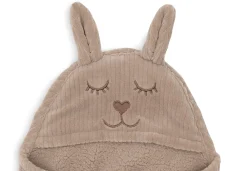 Jollein Wikkeldeken Bunny Cloudy Rib Milky Coffee