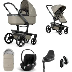 Joolz Kinderwagen 3 In 1 Day5 Sage Green + Isofix Base + Voetenzak