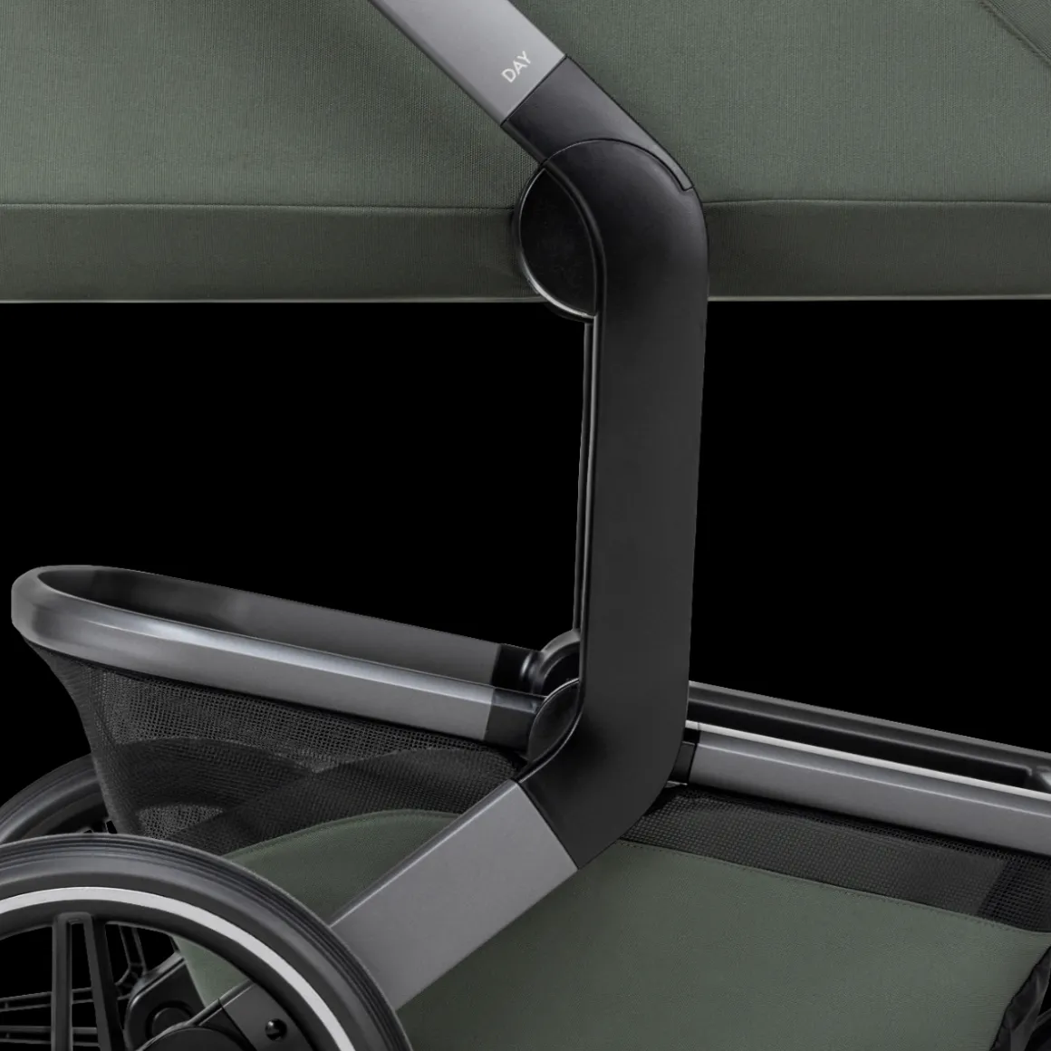 Joolz Kinderwagen 2 In 1 Day5 Forest Green + Joolz Puffer Voetenzak Dark Green