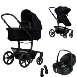 Joolz Kinderwagen 3 in 1 Day5 Space Black + Joolz Maxi-Cosi Groep 0 Autostoel Pebble 360 Pro