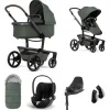 Joolz Kinderwagen 3 In 1 Day5 Forest Green + Isofix Base + Voetenzak