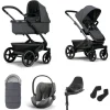 Joolz Kinderwagen 3 In 1 Geo3 Stone Grey + Isofix Base + Voetenzak