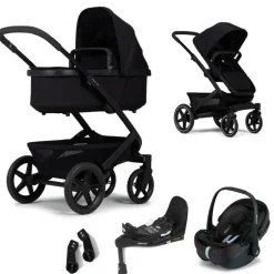 Joolz Kinderwagen 3 in 1 Geo3 Space Black + Joolz Maxi-Cosi Groep 0 Autostoel Pebble 360 Pro + Isofix Base