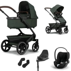 Joolz Kinderwagen 3 In 1 Geo3 Forest Green + Isofix Base