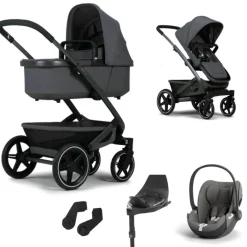 Joolz Kinderwagen 3 In 1 Geo3 Stone Grey + Isofix Base