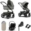 Joolz Kinderwagen 3 In 1 Geo3 Sage Green + Isofix Base + Voetenzak
