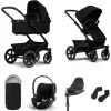 Joolz Kinderwagen 3 In 1 Geo3 Space Black + Isofix Base + Voetenzak