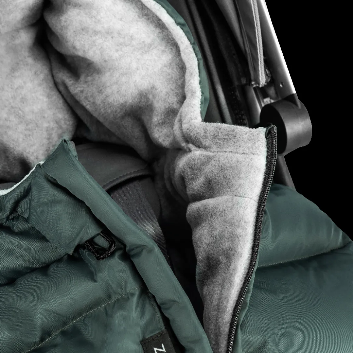 Joolz Puffer Voetenzak Dark Green