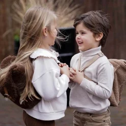 Kinderrugzak Teddy Oldschool Brown