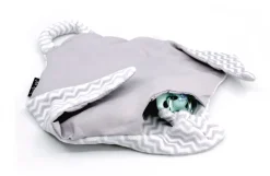 KipKep Knuffel Speendoekje Roggy Ziggy Grey