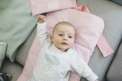 KipKep Verschoonmatje + Luieretui Napper Ziggy Pink