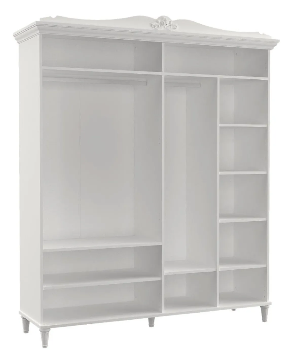 Kledingkast 4 Deurs Lora Wit