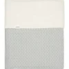 Koeka Ledikantdeken Cotton Fleece Wafel Amsterdam Ocean Air 100x150