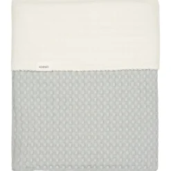 Koeka Ledikantdeken Cotton Fleece Wafel Amsterdam Ocean Air 100x150