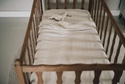 Koeka Ledikantdeken Teddy Faro Warm White 100x150