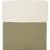 Koeka Ledikantdeken Wafel/Teddy Oslo Moss 100x150