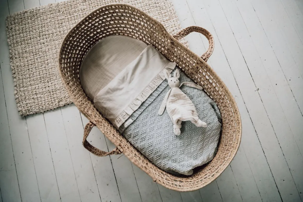 Koeka Ledikantlaken & Hoeslaken Set Ruffle Faro Warm White One Size