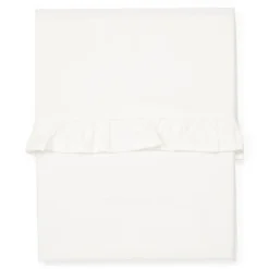 Koeka Ledikantlaken Ruffle Warm White 110x140 cm