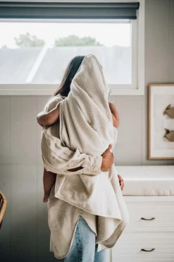 Koeka Omslagdoek Faro Warm White 100x100cm