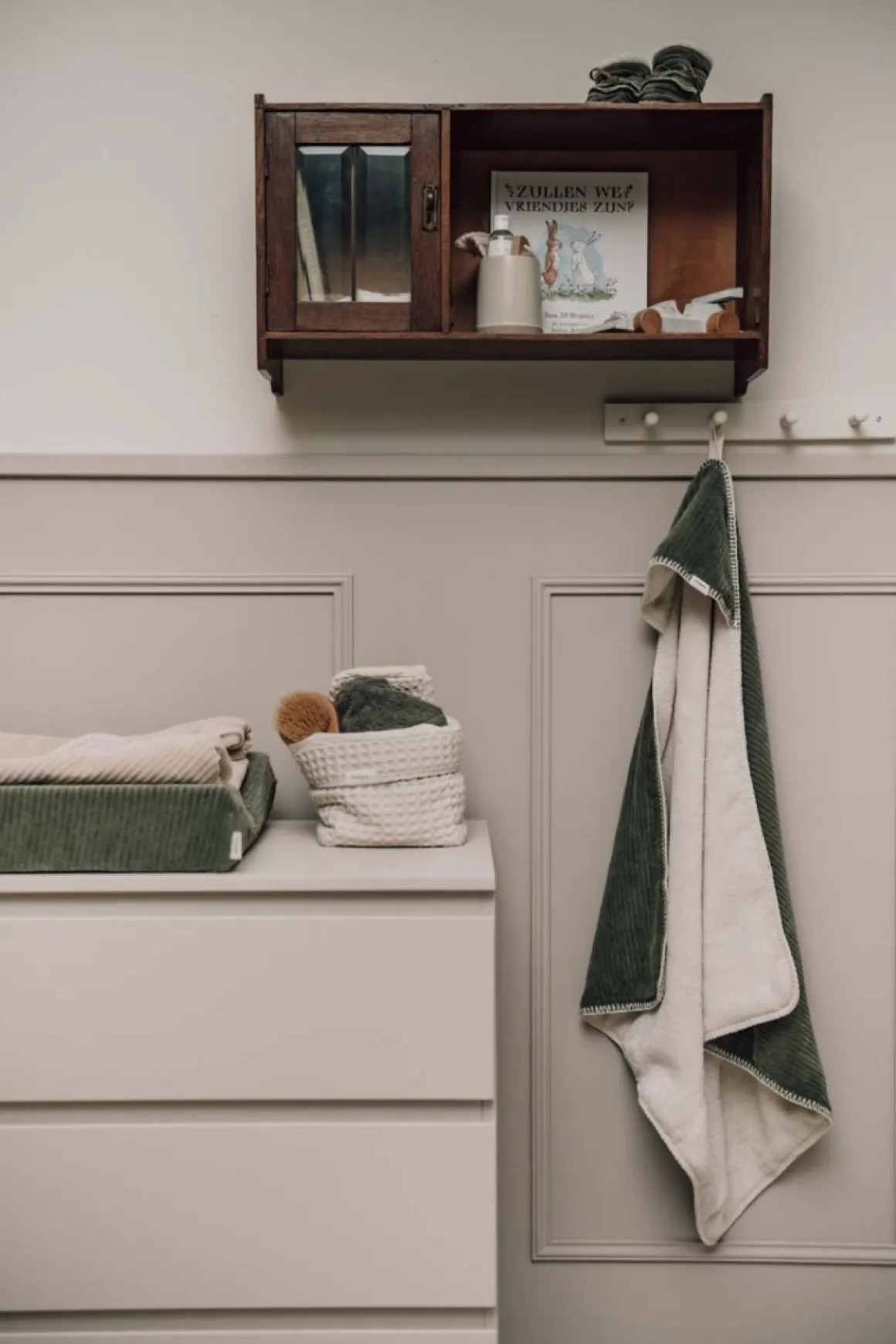 Koeka Omslagdoek Teddy Vik Moss 100x100 cm