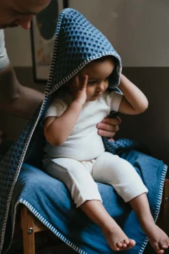 Koeka Omslagdoek Wafel Antwerp Bluestone