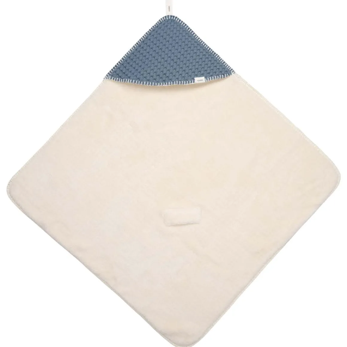 Koeka Omslagdoek Wafel/Teddy Oslo Bluestone 100x100