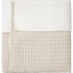 Koeka Wiegdeken Cotton Fleece Wafel Amsterdam Sand 100x75