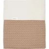 Koeka Wiegdeken Cotton Fleece Wafel Amsterdam Caffe 100x75