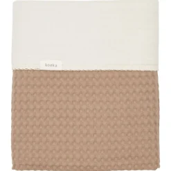 Koeka Wiegdeken Cotton Fleece Wafel Amsterdam Caffe 100x75