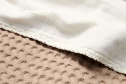 Koeka Wiegdeken Cotton Fleece Wafel Amsterdam Caffe 100x75