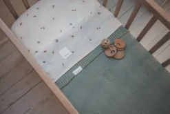 Koeka Wiegdeken Nuts Shadow Green 75 x 90 cm