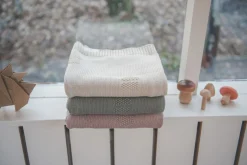 Koeka Wiegdeken Nuts Warm White 75 x 90 cm