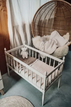 Koeka Wieglaken & Hoeslaken Set Ruffle Faro Caffe One Size