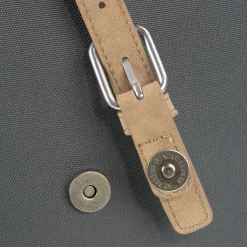 Lassig Backpack Rolltop Antraciet