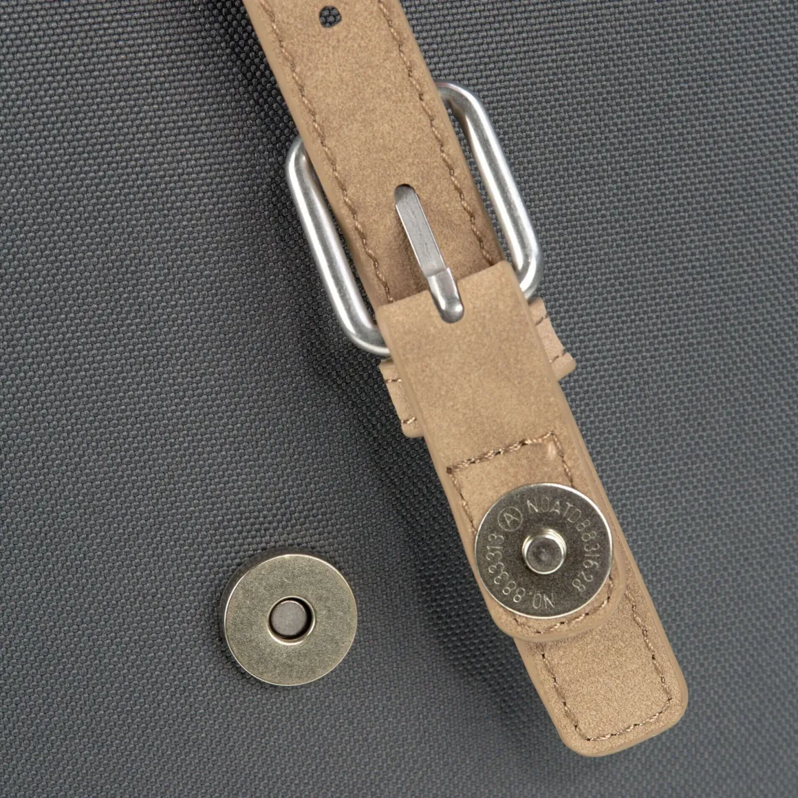 Lassig Backpack Rolltop Antraciet