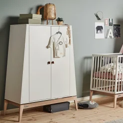 Leander Luna Kledingkast Small White Oak