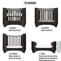 Leander Meegroei Ledikant Classic Walnut